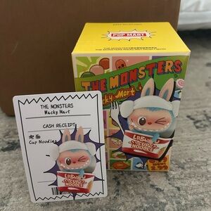* AUTHENTIC * Pop mart The Monsters Wacky Mart - Cup Noodles confirmed